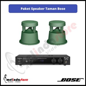 Paket Speaker Outdoor Taman Kolam Bose 360P | 2 Speaker